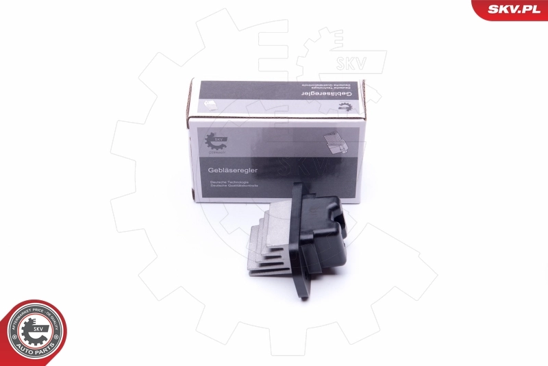 Resistor, interior blower